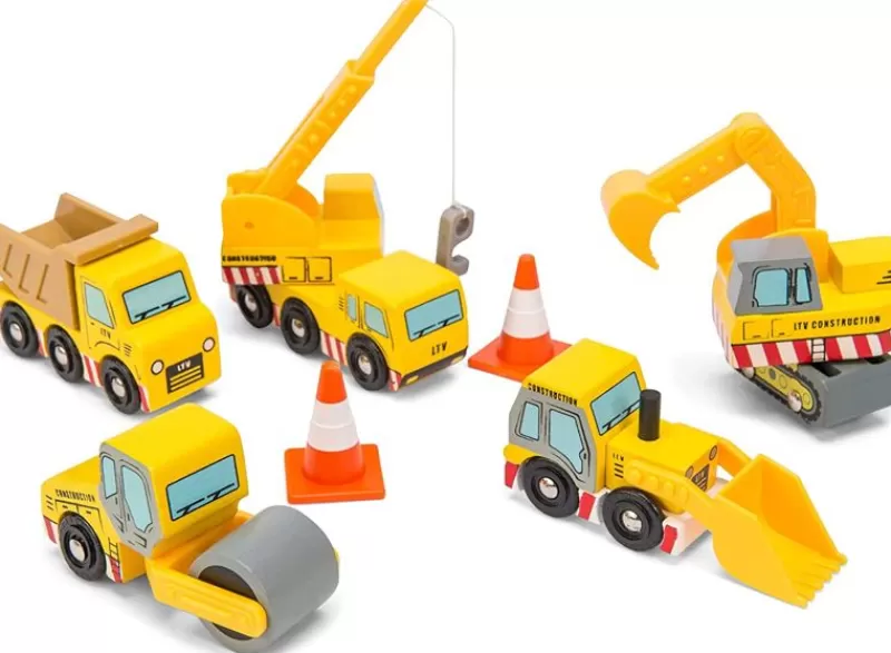 Le Toy Van Vehiculos De Construcción - ^ Grúas, Tractores, Aviones...