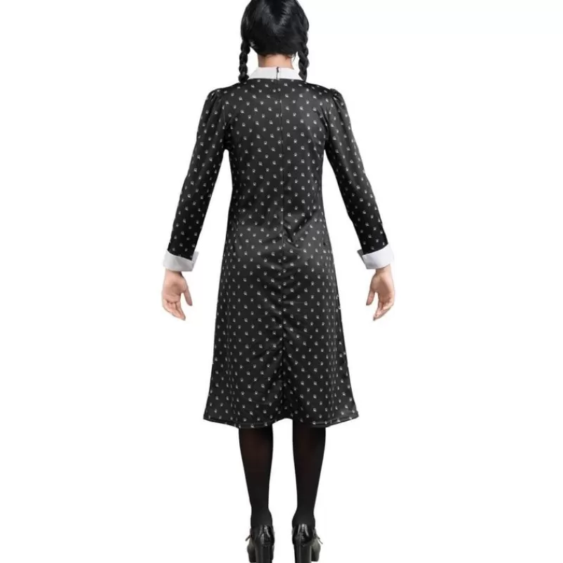 Chaks Vestido Negro Wednesday The Addams Family 164 Cm - ^Nino Disfraces