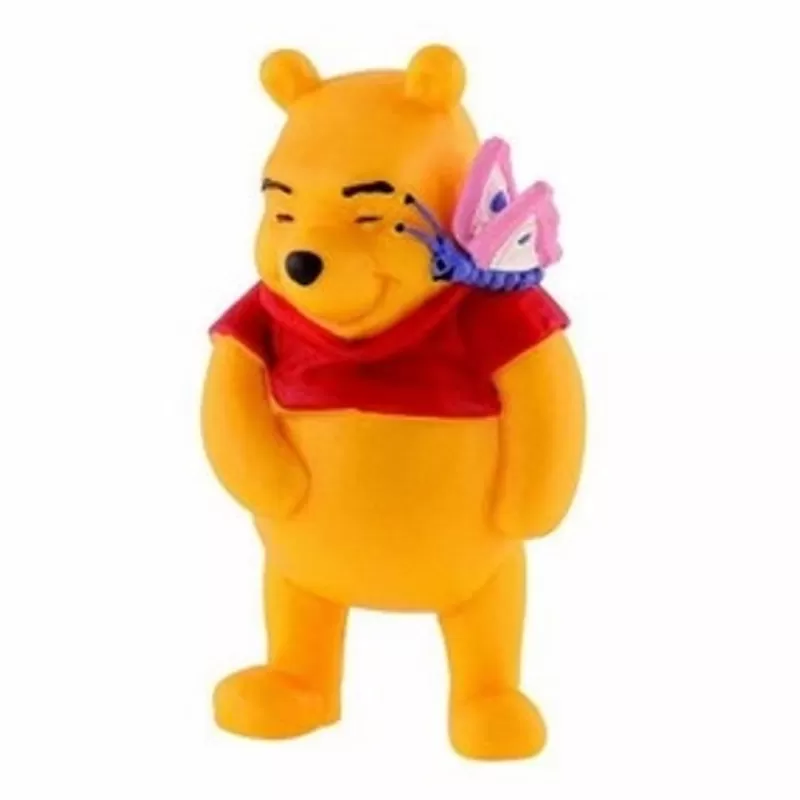 Bullyland Winnie The Pooh Con Mariposa - ^ Figuras Disney