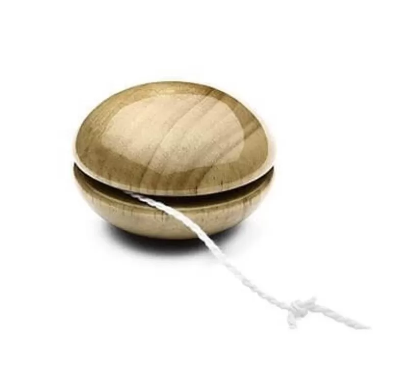 Playsam Yo-Yo De Madera Natural - ^ Juegos De Patio: Canicas, Peonzas, Cuerdas De Saltar, Yoyós